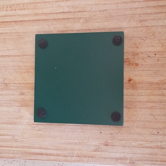 Set of 4 Christmas Tree Wood Coasters - Picture 3 of 3